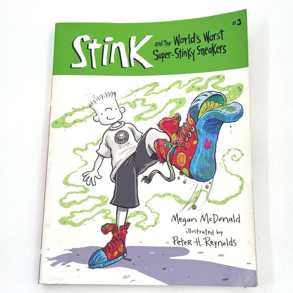 Stink and the Worlds Worst Super-Stinky Sneakers, Paperback by McDonald, Megan